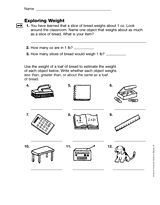 Exploring Weight (Gr. 4)