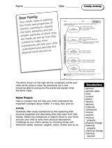 Classifying Matter: Family Activity