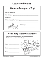 Letters to Parents