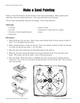 Make a Sand Painting