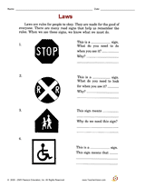 Laws: Following Signs