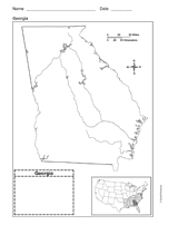 Map of Georgia