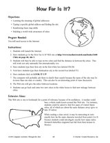 How Far Is It?