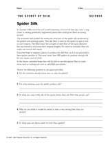 Spider Silk