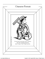 Curious George Character Portrait