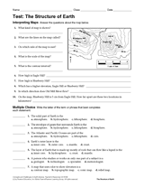 Test: The Structure of Earth