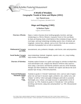 Literature & Math: Stories about Geography & Maps