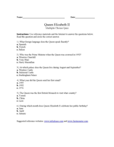 Queen Elizabeth II Quiz 