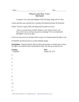 When Could They Vote?
