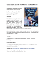 Classroom Guide for Marvin Makes Music