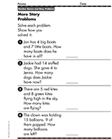 More Story Problems